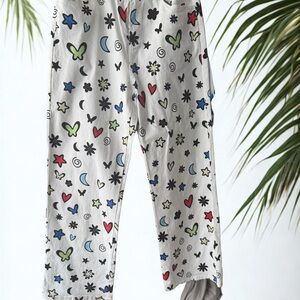 Colorful Patterned Women’s Jeans – Size Large Pants